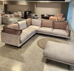 Angolare Divano luxury velluto e piuma  Md work in OFFERTA - 45%