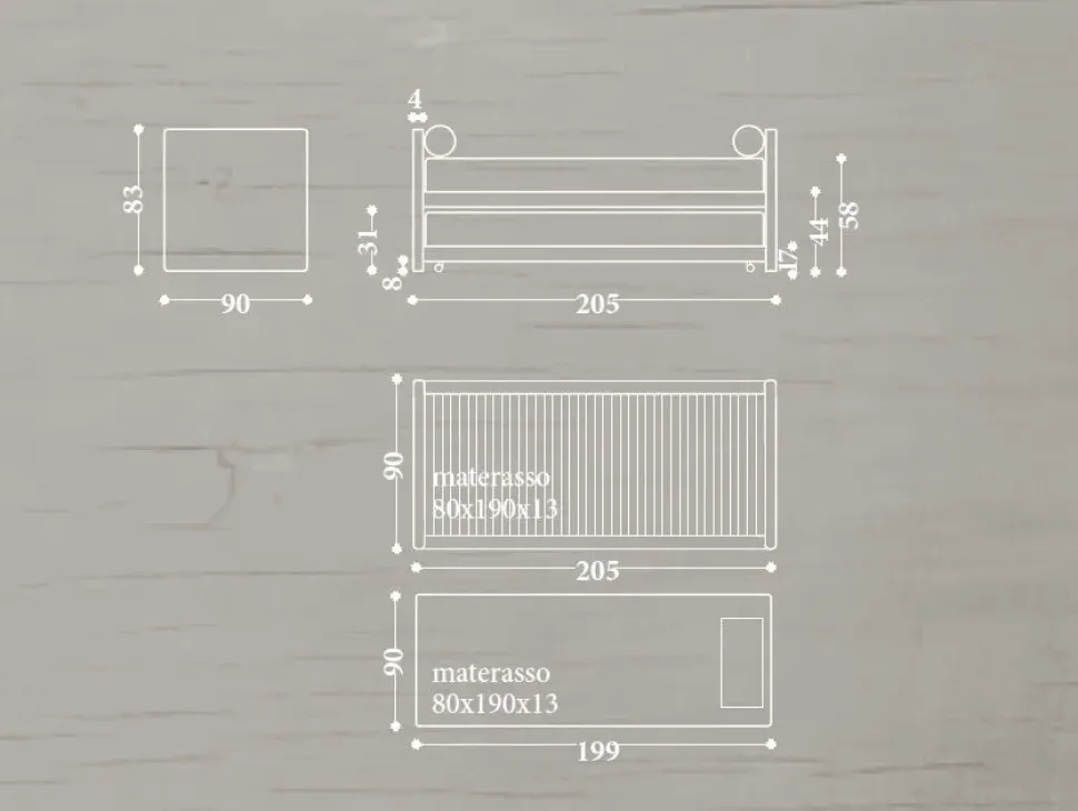 Compila il modulo di richiesta informazioni e scopri il prezzo riservato del Divano letto Divano letto portofino Md work in foto