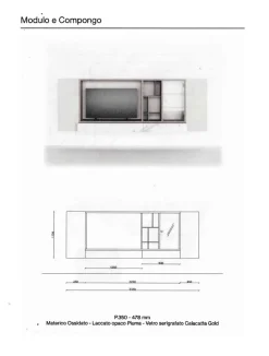 Composizione per il living modello Orme day 02 di Orme a prezzo Outlet