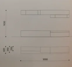 Composizione per la zona giorno modello Orme day 119 di Orme a prezzo scontato