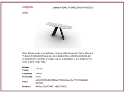 Consolle Icaro cs-5143 Calligaris in stile moderna in Offerta Outlet