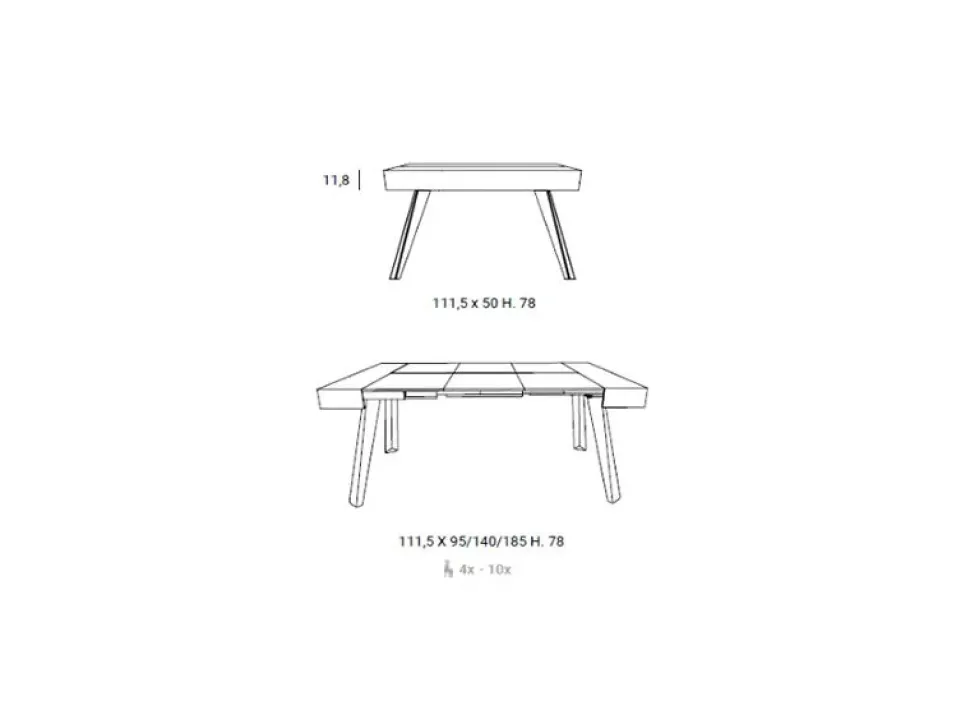 Consolle modello Panakè Easyline in Offerta Outlet