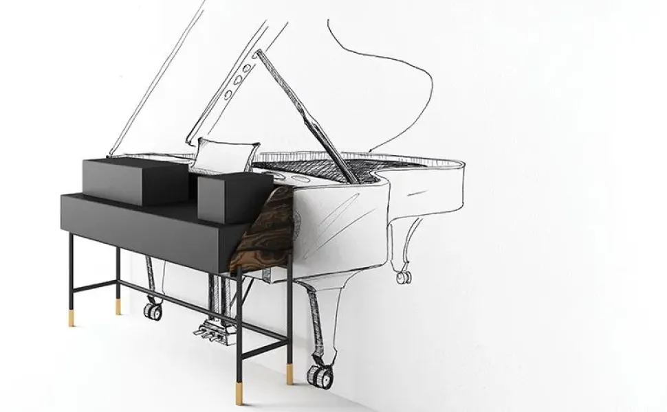 Consolle scontata modello Banko di Minotti italia a prezzo riservato