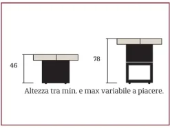 Consolle Smart ht 60 Artigianmobili in stile design in Offerta Outlet
