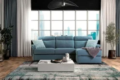 Divani letto con penisola Divano letto sidney con penisola contenitore  Md work OFFERTA OUTLET