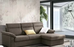 Divani letto con penisola Leo Biel in OFFERTA - 50%