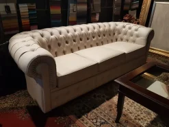 Divano 800 in Ecopelle non sfoderabile  di Artigianale scontato 50%