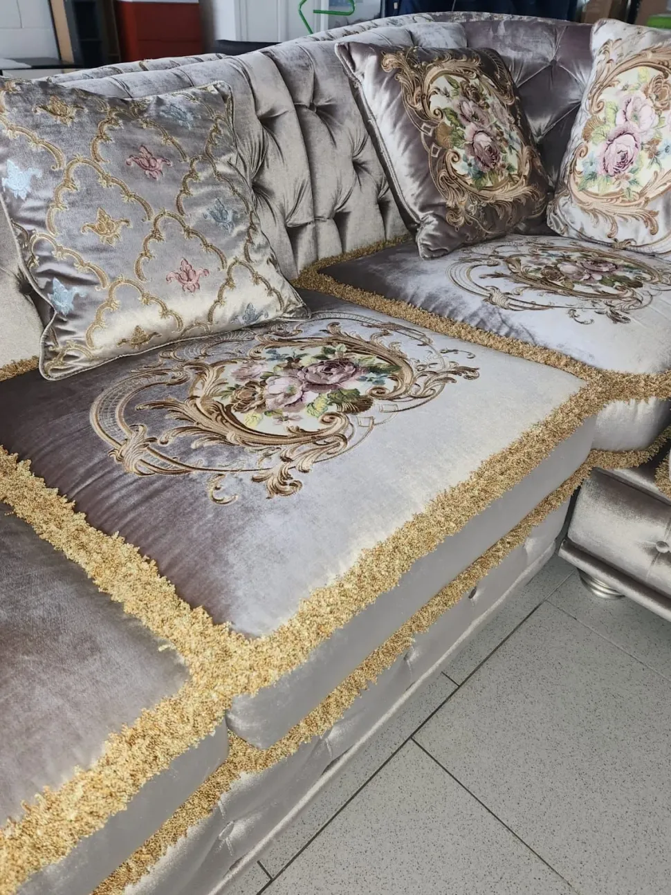 Divano angolare Divano luxury principato di monaco Md work in OFFERTA - 60%