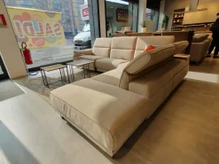 Divano angolare Gina Artigianale a PREZZO OUTLET scontato del 30%
