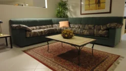 Divano angolare in microfibra sfoderabile scontato -80%