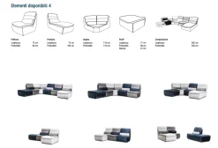 Divano angolare Noas: esclusivo e a prezzo scontato!