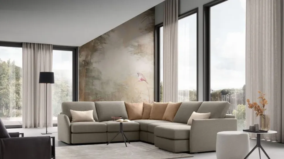 Divano angolare Soho double drai. PREZZI OUTLET: sconto 40%!