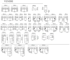 Divano angolare Venere 10 c. Md work ad un prezzo conveniente