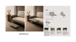 Divano Angolare Wise ° di Samoa a prezzo ribassato