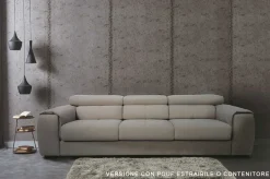 Divano Beth plus in Tessuto sfoderabile di Collezione esclusiva scontato 40%