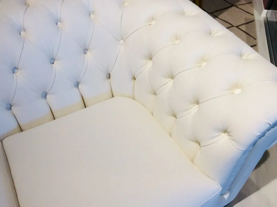 Divano Chester bianco Artigianale OFFERTA OUTLET