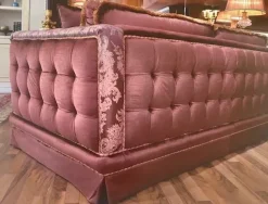 Divano Classico italiano seta e velluto  Md work PREZZI OUTLET