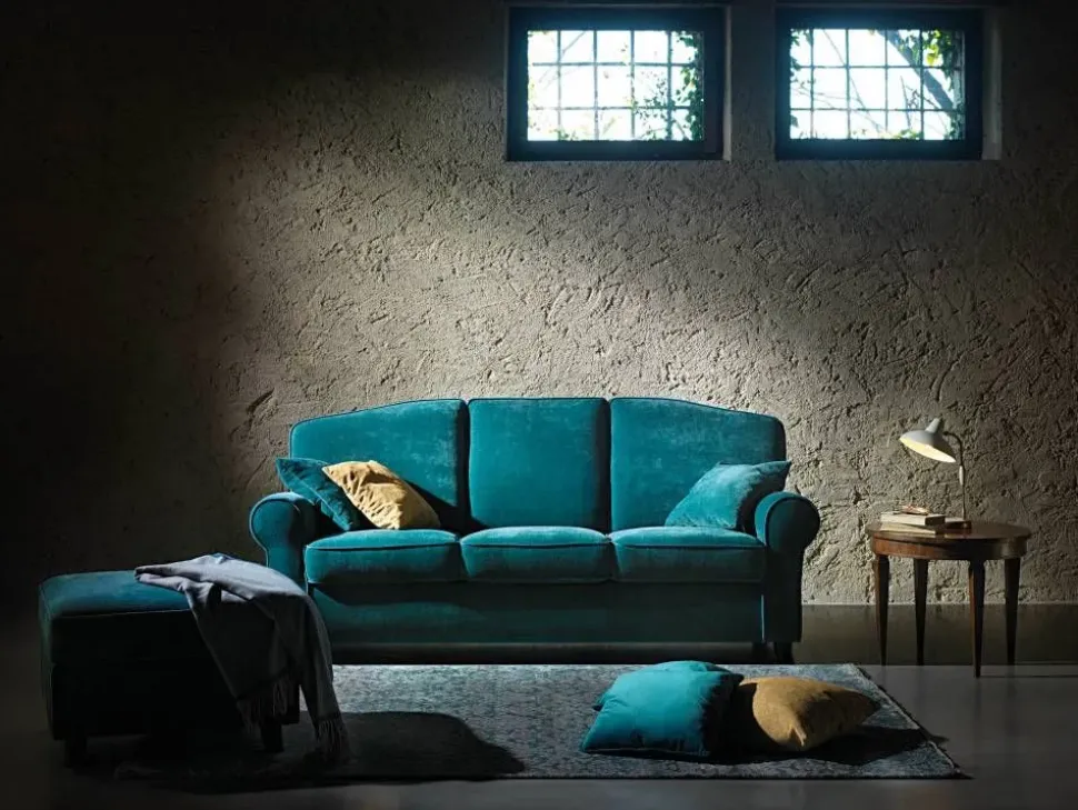 Divano classico tessuto Royal di Samoa con sconto del - 30%