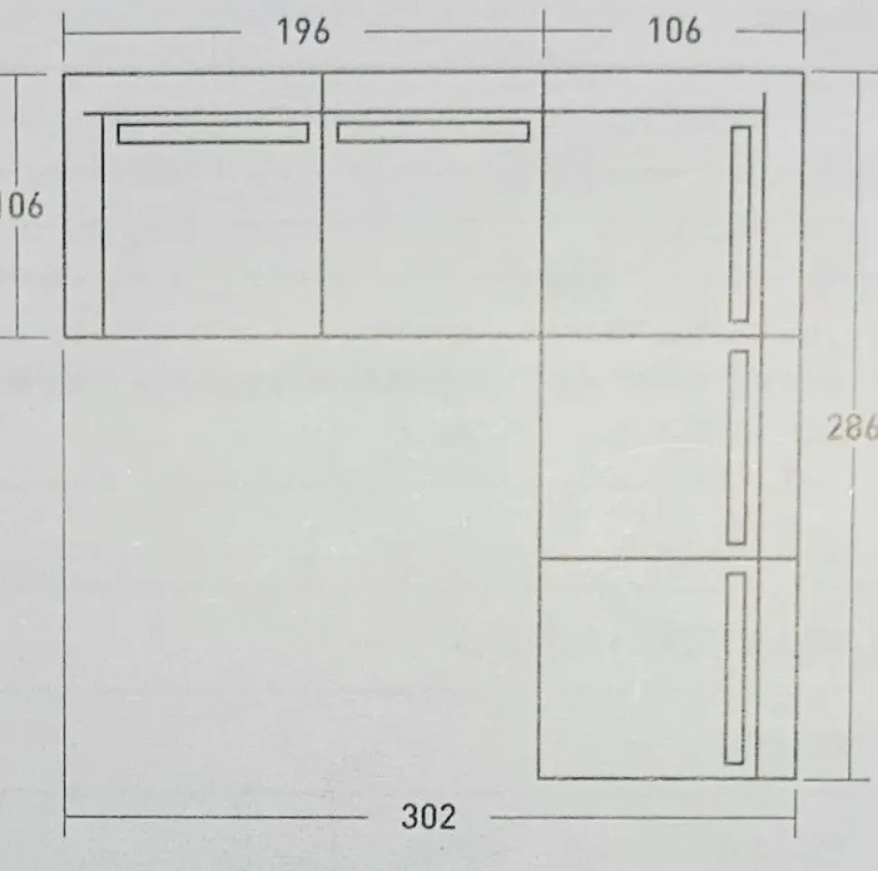 Divano Con penisola a 5 posti Icon di Flou: prezzo su richiesta