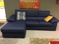 Divano con penisola Adele di Salvetti a prezzo scontato