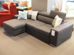 Divano con penisola Bari Artigianale a PREZZO OUTLET scontato del 34%