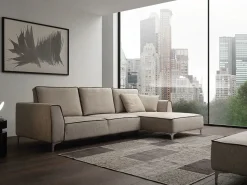 Divano con penisola Beauty Crippa divani&letti a PREZZO OUTLET