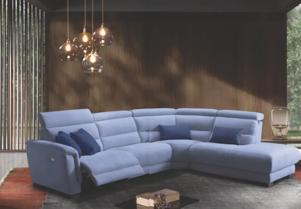 Divano con penisola Continental pg Md work in OFFERTA - 48%