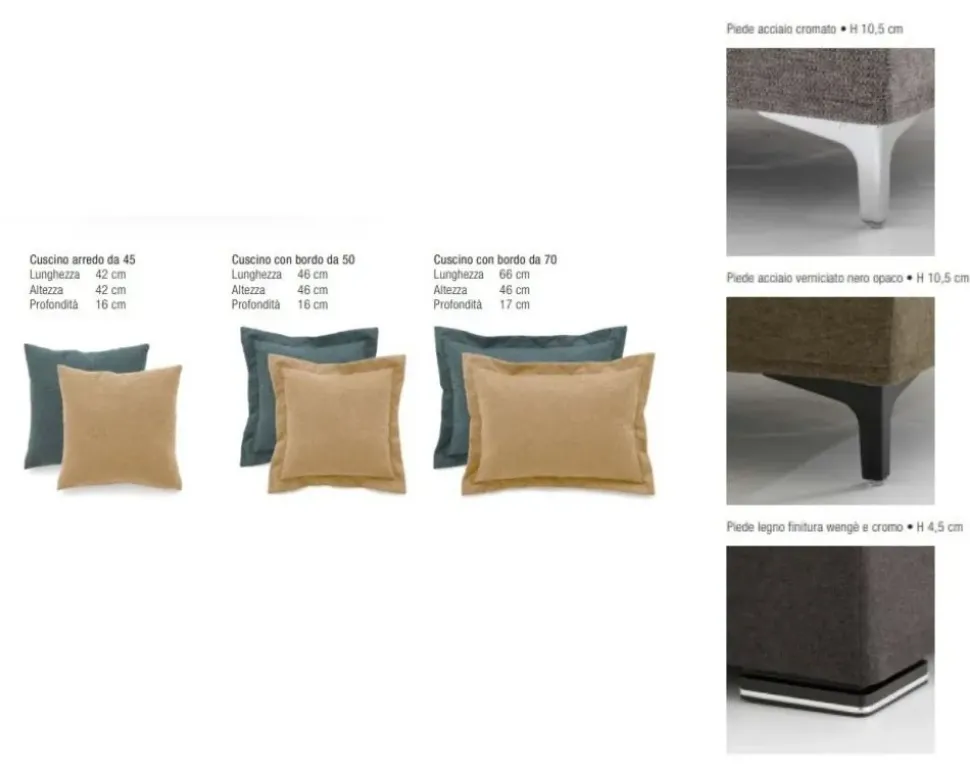 Divano con penisola Dafne Artigianale: con uno SCONTO ESCLUSIVO del 26%