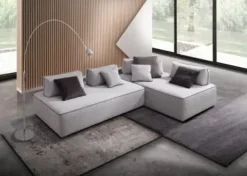 Divano con penisola Divano modulare piuma alta qualita italy Md work OFFERTA OUTLET
