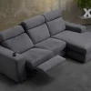 Divano Con penisola Divano-relax mod.renè con meccanismo elettrico in promo-sconto del 50% di Excò a prezzo scontato
