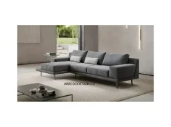 Divano con penisola Doimo salotti Carter PREZZI OUTLET sconto 35%