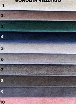 Divano con penisola Glenn Collezione esclusiva in Tessuto a 1460€