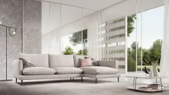 Divano con penisola Gregory Doimo salotti in OFFERTA - 35%