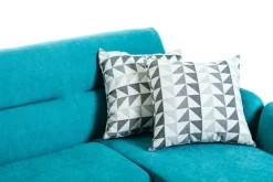 Divano con penisola in Tessuto Collezione esclusiva a prezzo ribassato