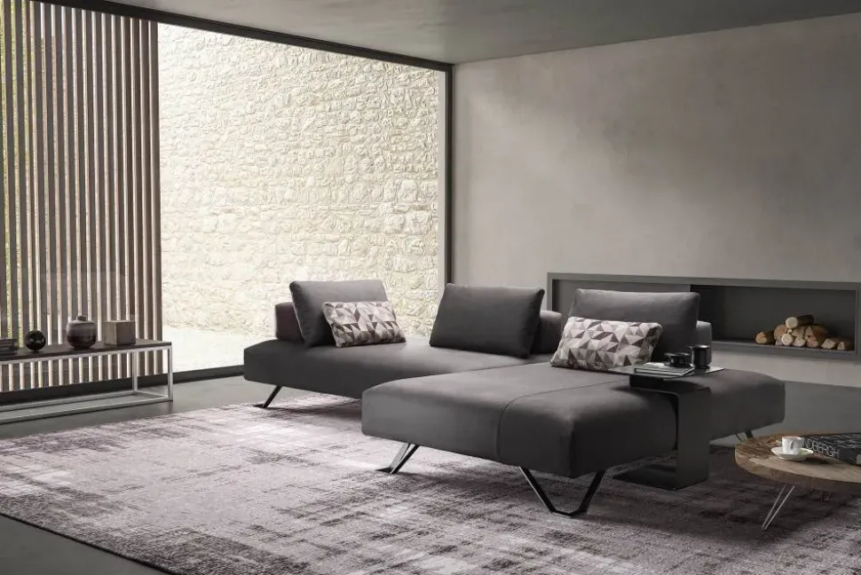 Divano con penisola in Tessuto Jest fancy Samoa