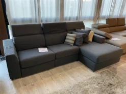 Divano con penisola in Tessuto Quasar  Doimo salotti