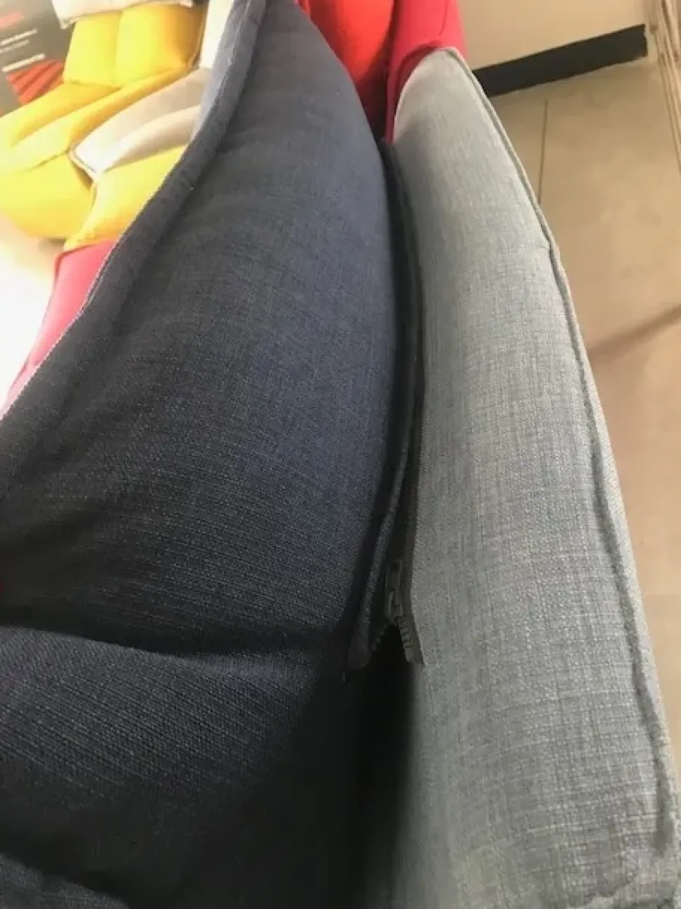 Divano con penisola in Tessuto Hip hop Calia