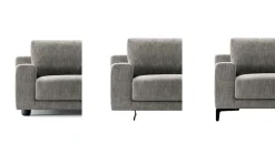 Divano Con penisola James di Doimo salotti a prezzo scontato