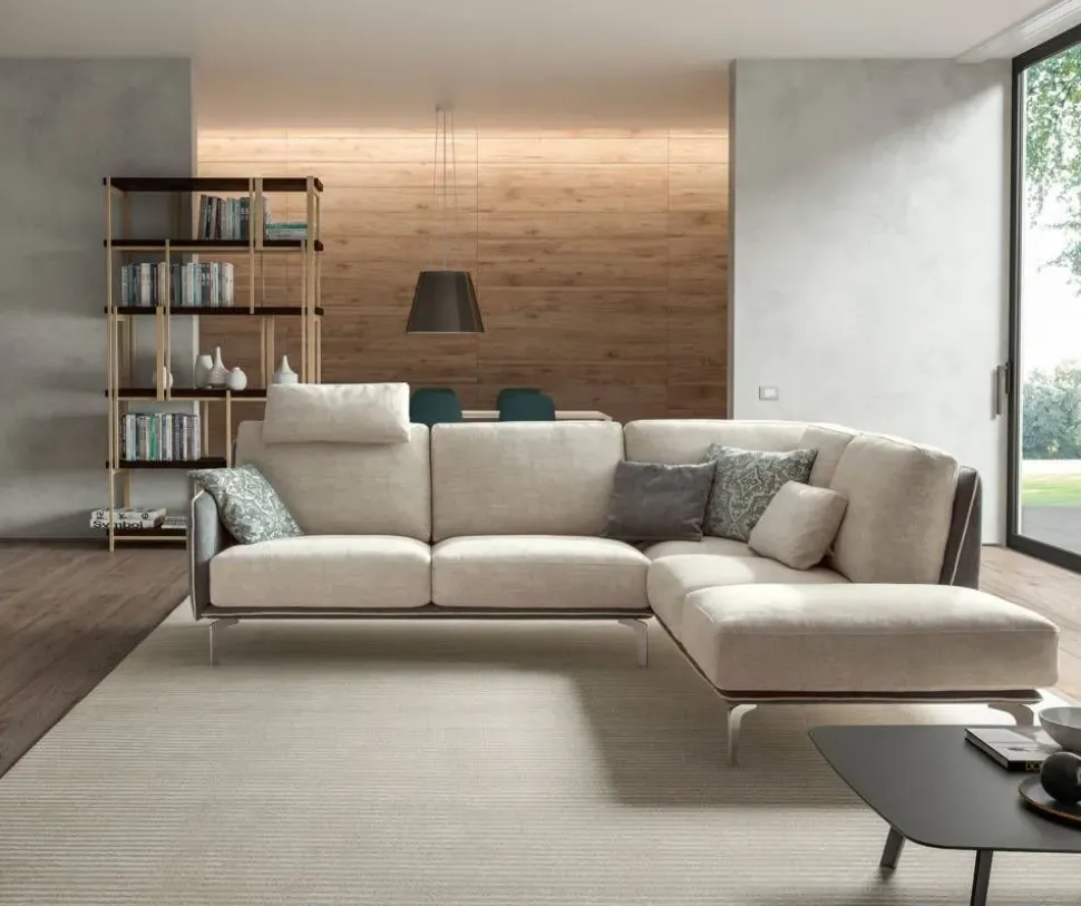 Divano con penisola Living minimal Samoa ad un prezzo vantaggioso