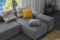 Divano con penisola Luxy componibile Md work con forte sconto