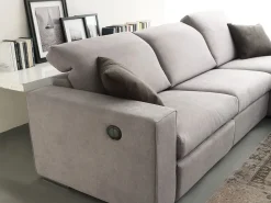 Divano con penisola Magnum Crippa divani&letti PREZZI OUTLET