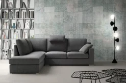 Divano con penisola modello Young di Samoa