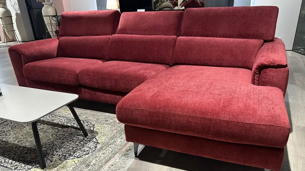 Divano Con penisola modello Grey di La casa moderna a prezzi outlet