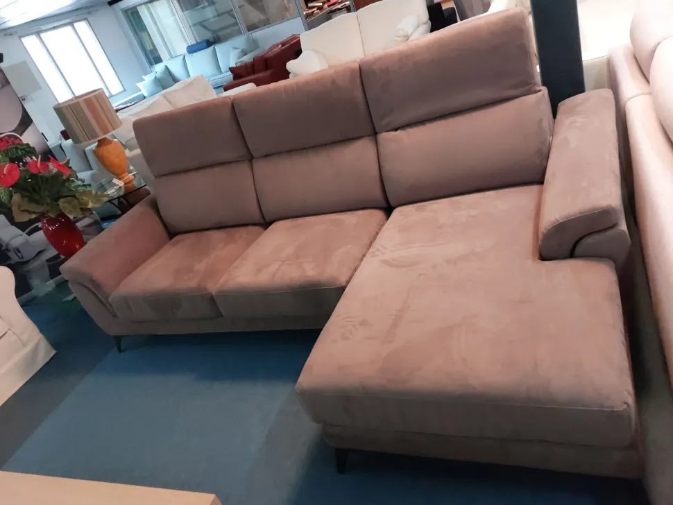 Divano con penisola Rosini Nevers top PREZZI OUTLET sconto 43%