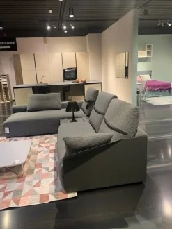 Divano con penisola Samoa Deep real PREZZI OUTLET sconto 40%