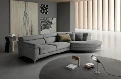 Divano con penisola Shine Samoa in Tessuto a 2590€