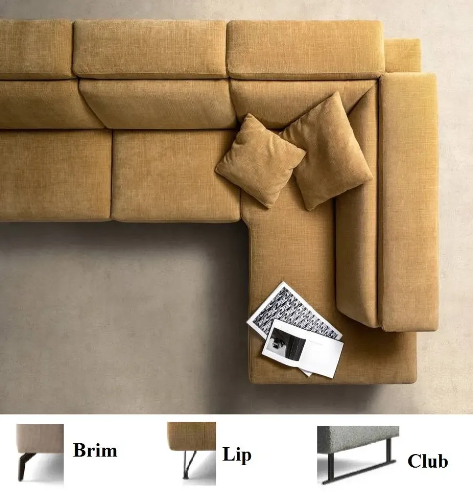 Divano Con penisola Space time