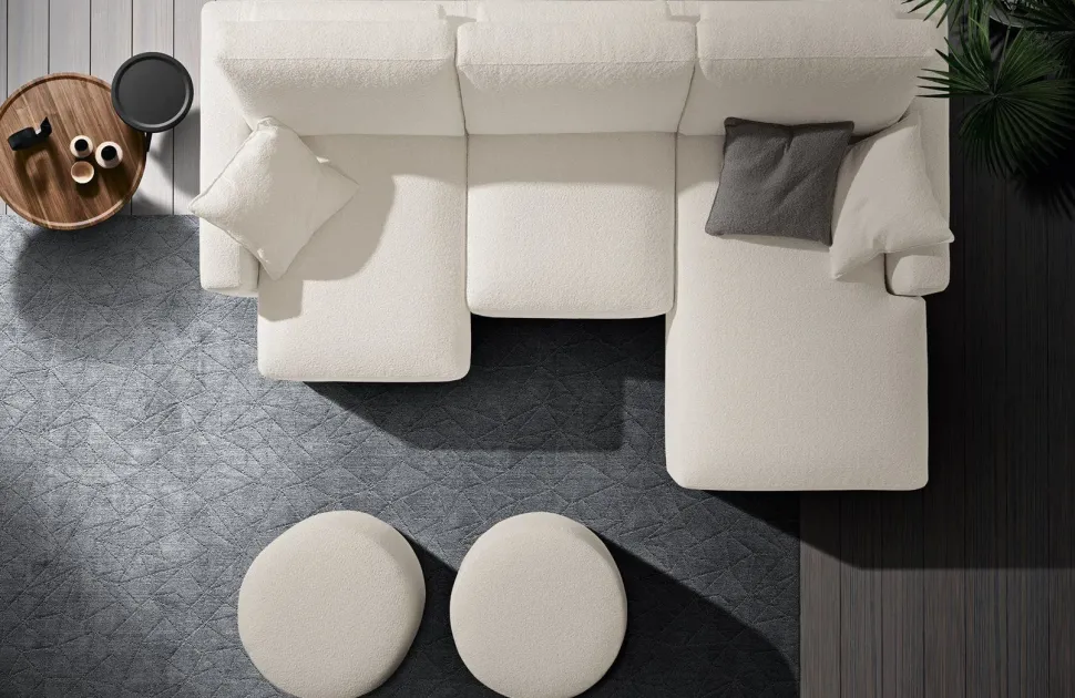 Divano Con penisola Terry Biel a 2100€