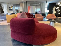 Divano Con penisola tessuto modello Ethia di Desirèe