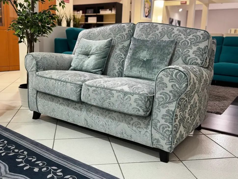 Divano Coppia di divani royal in Tessuto Samoa a prezzo ribassato